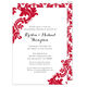 Red Damask Invitations Image 5 of 12
